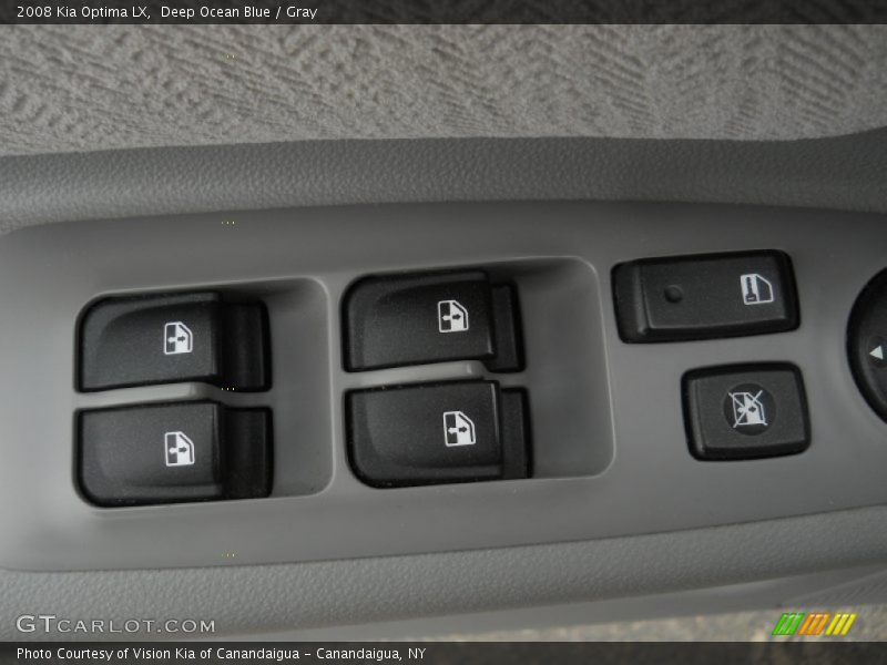 Deep Ocean Blue / Gray 2008 Kia Optima LX