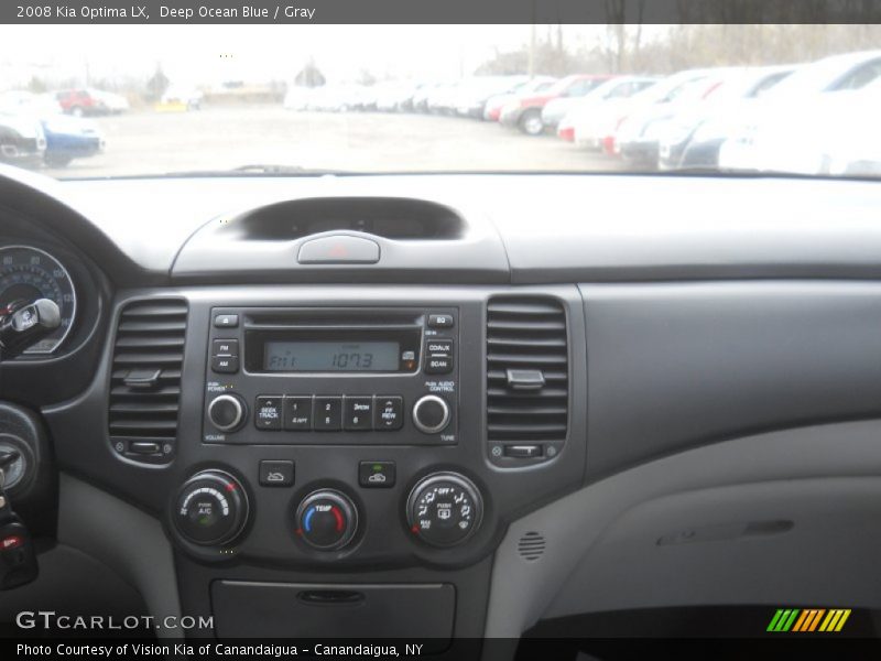 Deep Ocean Blue / Gray 2008 Kia Optima LX