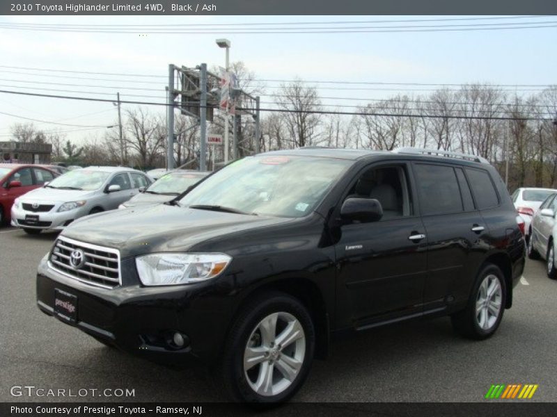 Black / Ash 2010 Toyota Highlander Limited 4WD