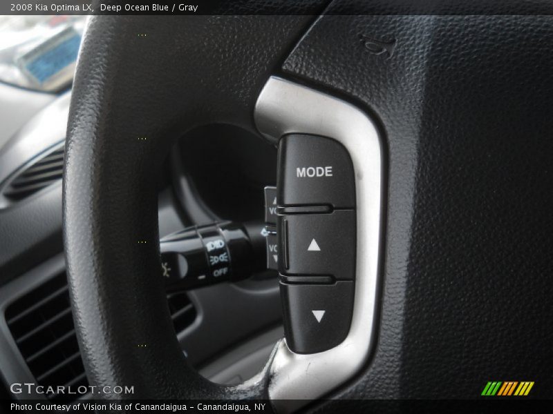 Deep Ocean Blue / Gray 2008 Kia Optima LX
