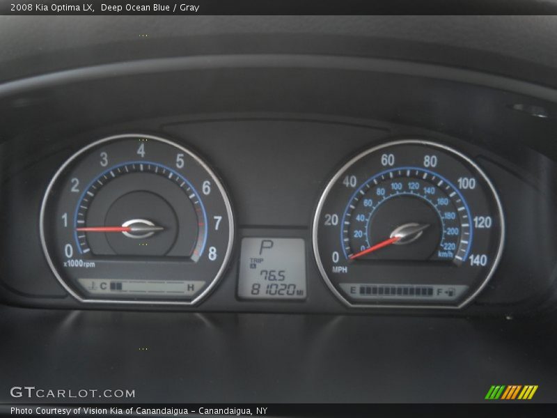  2008 Optima LX LX Gauges