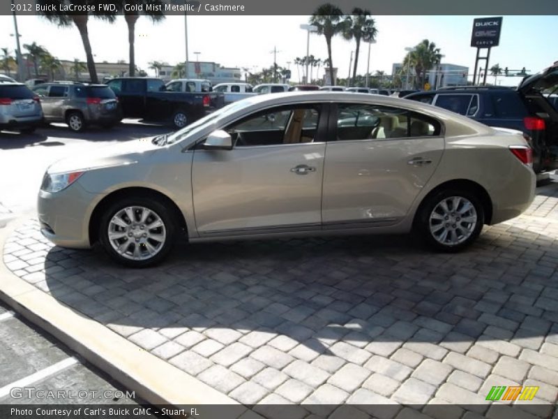 Gold Mist Metallic / Cashmere 2012 Buick LaCrosse FWD