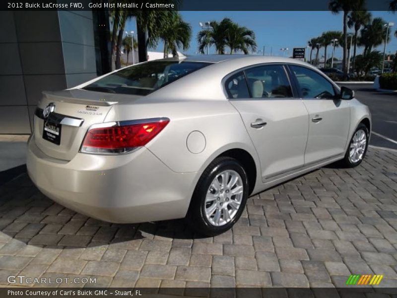 Gold Mist Metallic / Cashmere 2012 Buick LaCrosse FWD