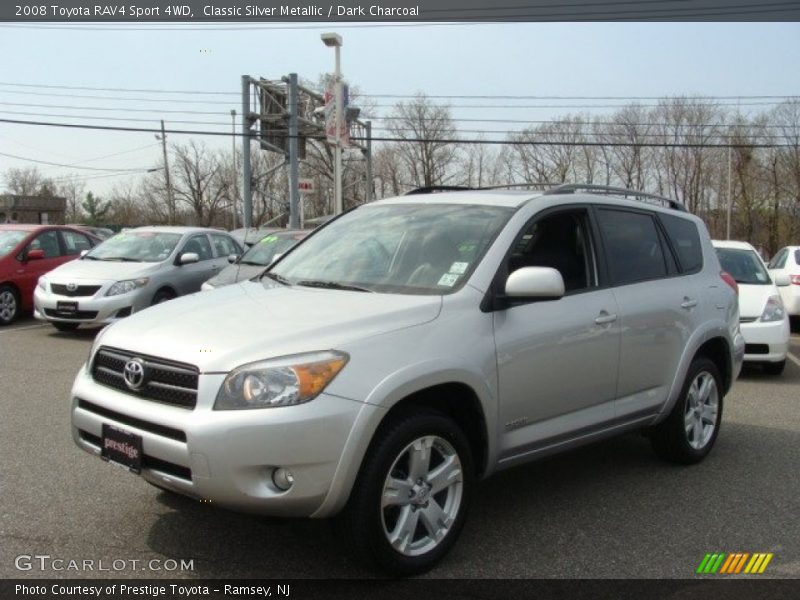 Classic Silver Metallic / Dark Charcoal 2008 Toyota RAV4 Sport 4WD