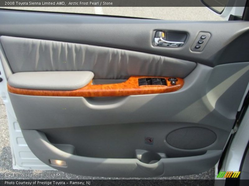 Arctic Frost Pearl / Stone 2008 Toyota Sienna Limited AWD