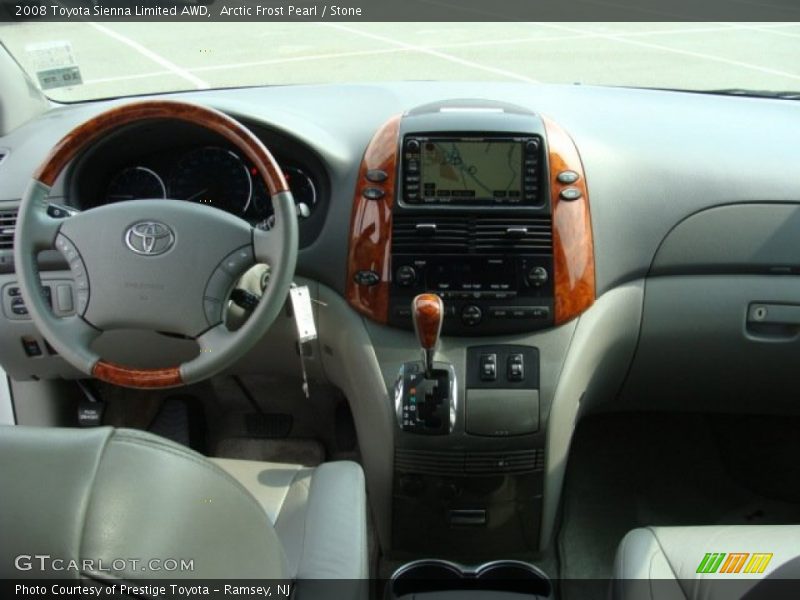 Arctic Frost Pearl / Stone 2008 Toyota Sienna Limited AWD