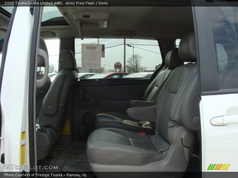 Arctic Frost Pearl / Stone 2008 Toyota Sienna Limited AWD