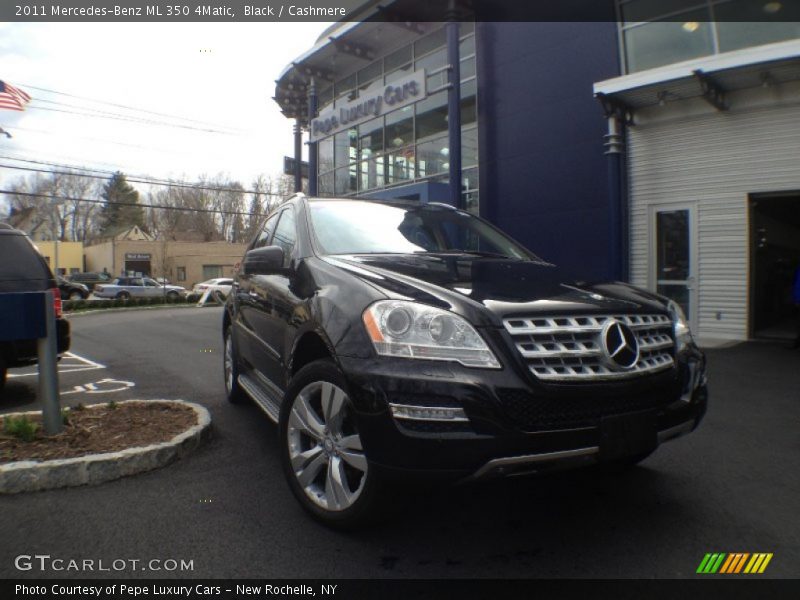 Black / Cashmere 2011 Mercedes-Benz ML 350 4Matic