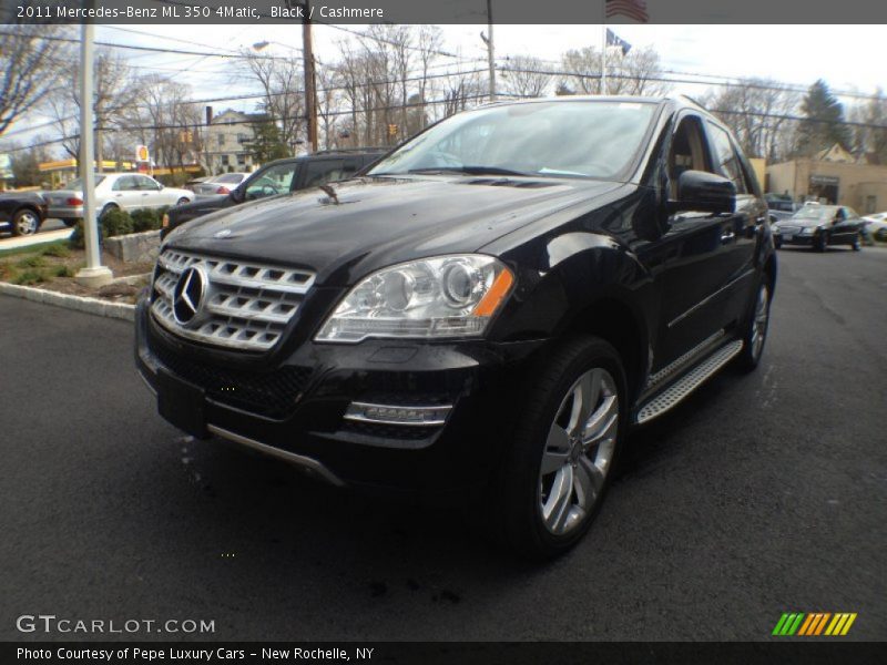Black / Cashmere 2011 Mercedes-Benz ML 350 4Matic