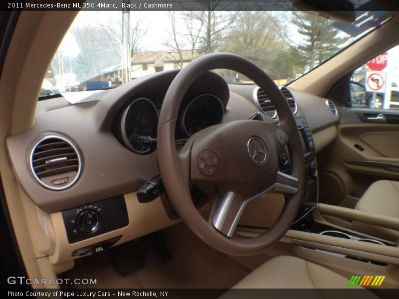 Black / Cashmere 2011 Mercedes-Benz ML 350 4Matic