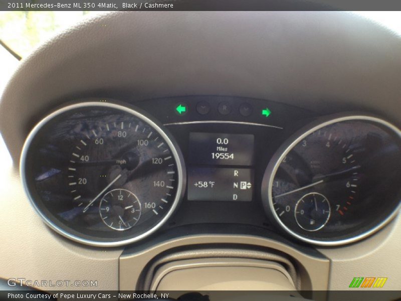 Black / Cashmere 2011 Mercedes-Benz ML 350 4Matic