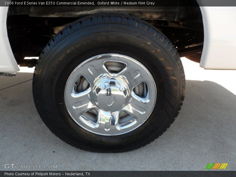 Oxford White / Medium Flint Grey 2006 Ford E Series Van E350 Commercial Extended