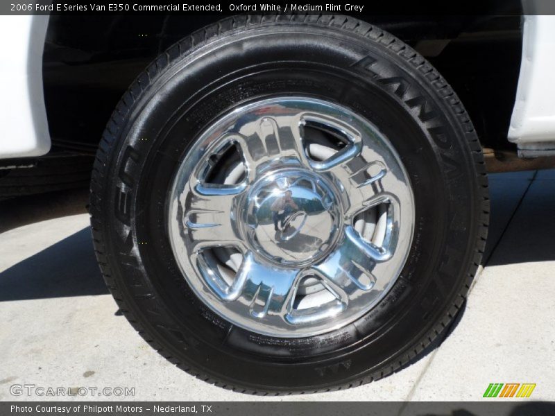 Oxford White / Medium Flint Grey 2006 Ford E Series Van E350 Commercial Extended