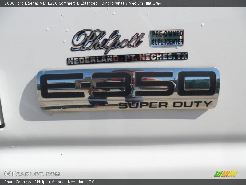 Oxford White / Medium Flint Grey 2006 Ford E Series Van E350 Commercial Extended
