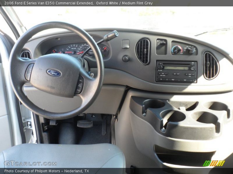 Oxford White / Medium Flint Grey 2006 Ford E Series Van E350 Commercial Extended