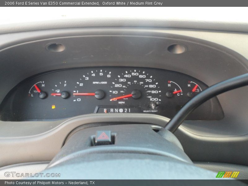 Oxford White / Medium Flint Grey 2006 Ford E Series Van E350 Commercial Extended