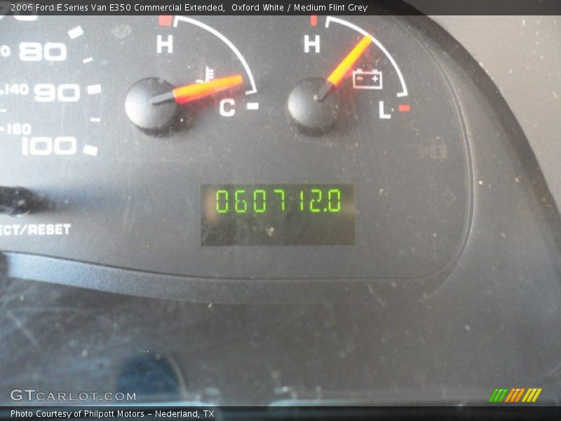 Oxford White / Medium Flint Grey 2006 Ford E Series Van E350 Commercial Extended