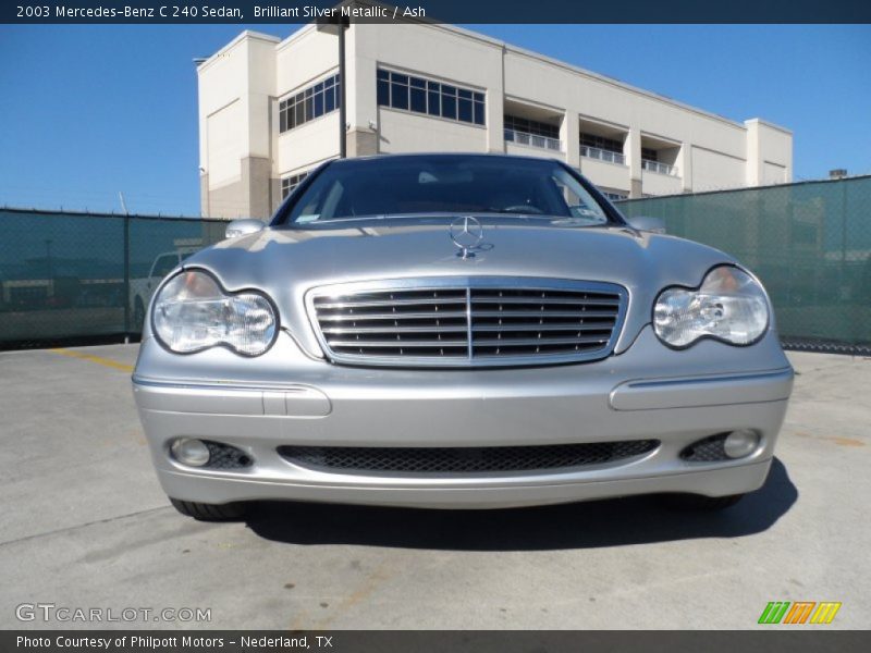 Brilliant Silver Metallic / Ash 2003 Mercedes-Benz C 240 Sedan