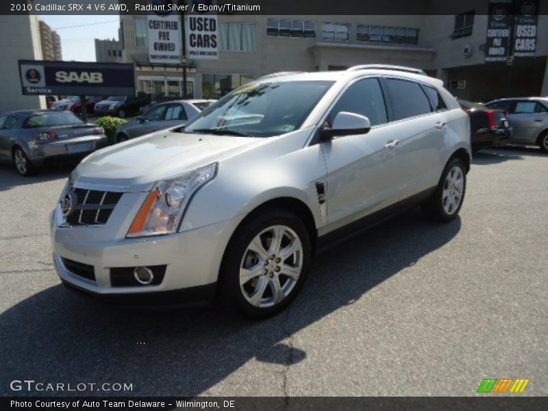 Radiant Silver / Ebony/Titanium 2010 Cadillac SRX 4 V6 AWD