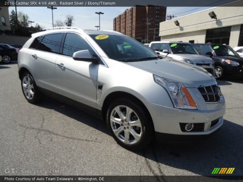 Radiant Silver / Ebony/Titanium 2010 Cadillac SRX 4 V6 AWD