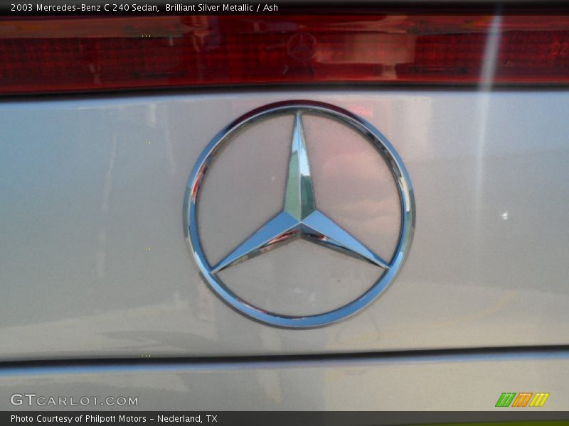 Brilliant Silver Metallic / Ash 2003 Mercedes-Benz C 240 Sedan