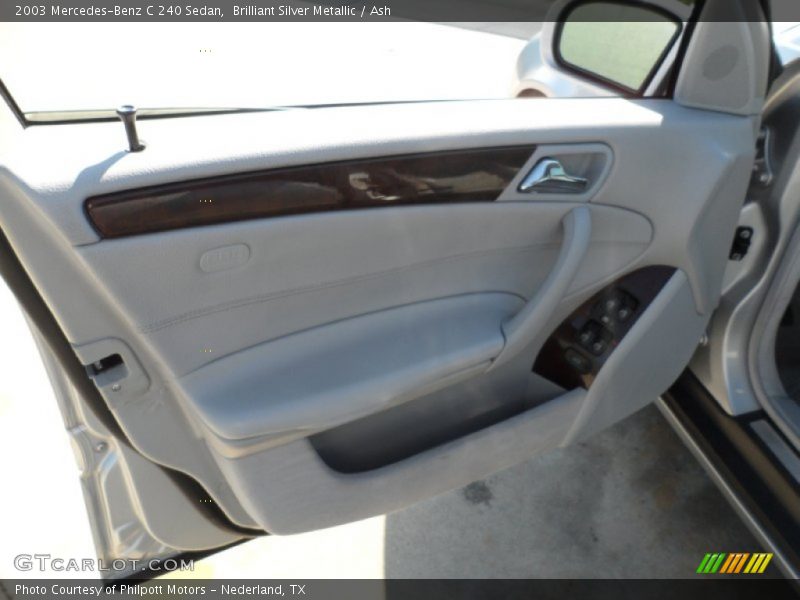 Brilliant Silver Metallic / Ash 2003 Mercedes-Benz C 240 Sedan