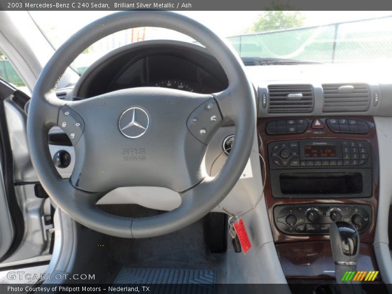Brilliant Silver Metallic / Ash 2003 Mercedes-Benz C 240 Sedan
