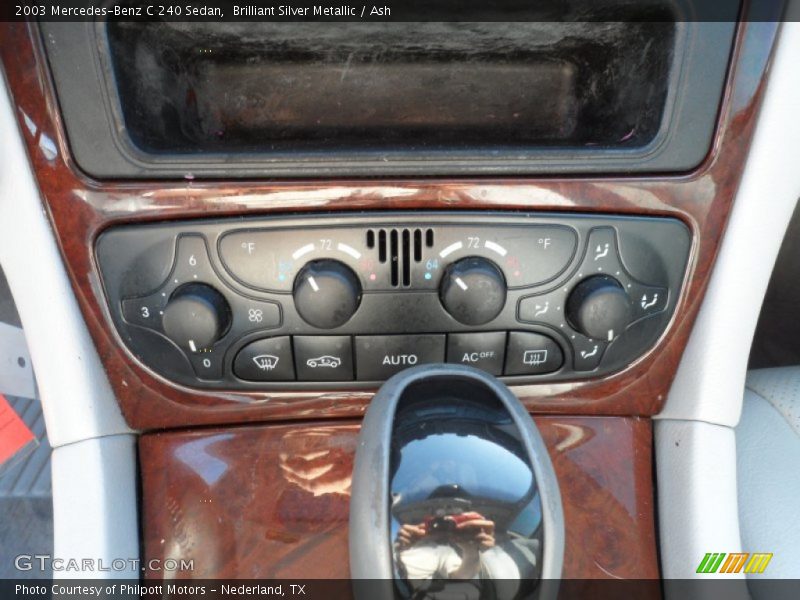 Brilliant Silver Metallic / Ash 2003 Mercedes-Benz C 240 Sedan
