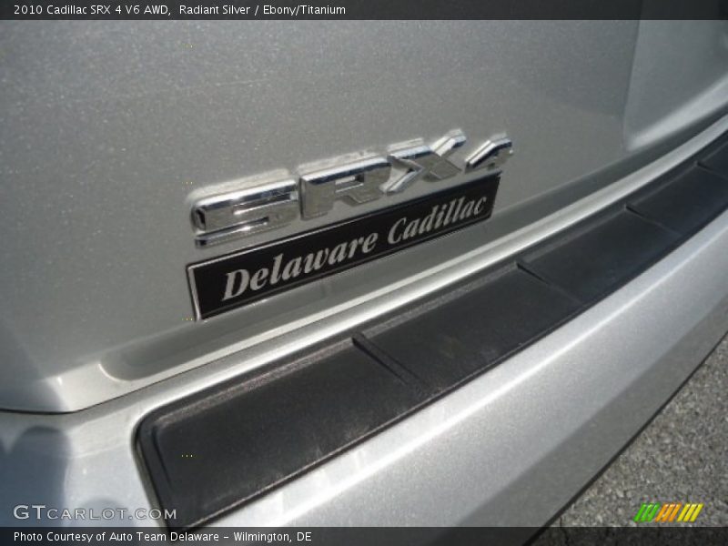 Radiant Silver / Ebony/Titanium 2010 Cadillac SRX 4 V6 AWD