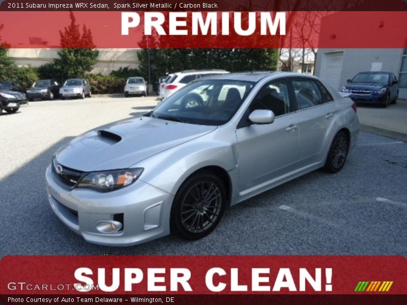 Spark Silver Metallic / Carbon Black 2011 Subaru Impreza WRX Sedan