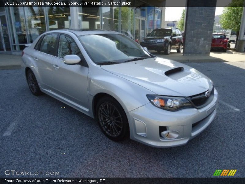 Spark Silver Metallic / Carbon Black 2011 Subaru Impreza WRX Sedan