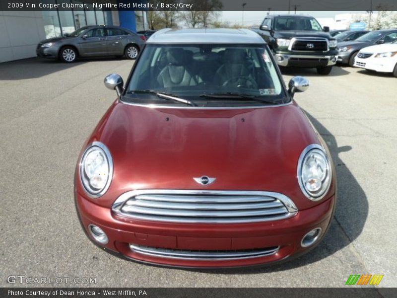 Nightfire Red Metallic / Black/Grey 2009 Mini Cooper Clubman