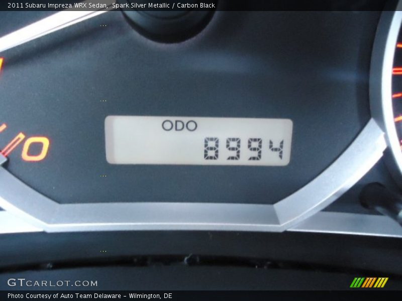 Spark Silver Metallic / Carbon Black 2011 Subaru Impreza WRX Sedan