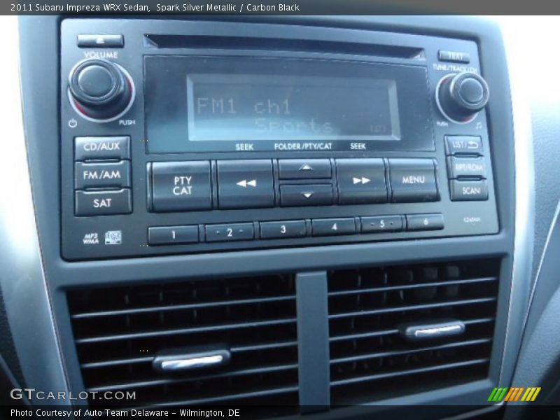 Audio System of 2011 Impreza WRX Sedan