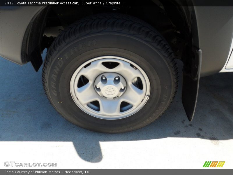 Super White / Graphite 2012 Toyota Tacoma Prerunner Access cab