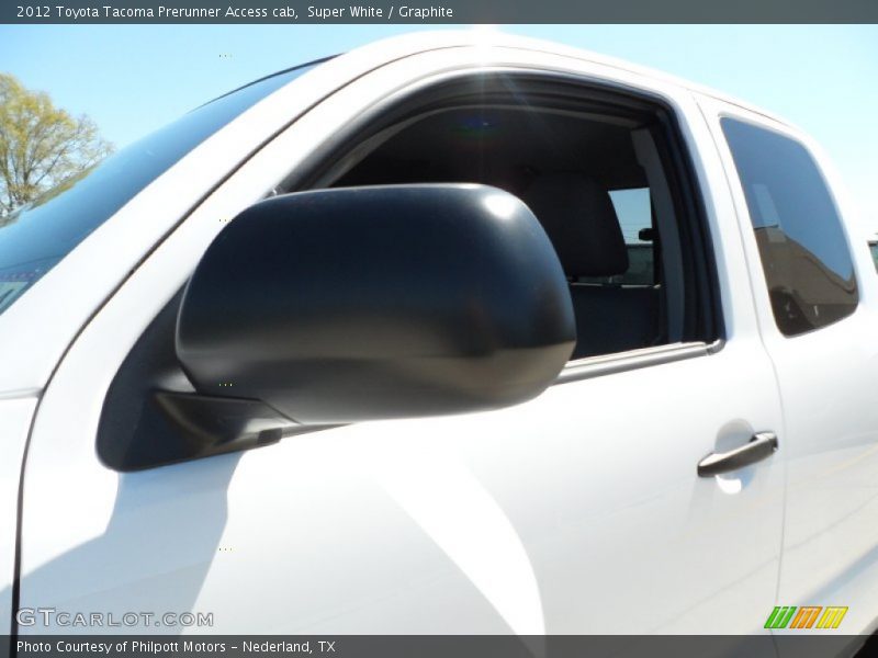 Super White / Graphite 2012 Toyota Tacoma Prerunner Access cab