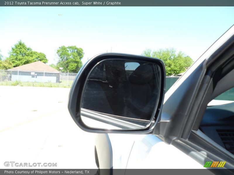 Super White / Graphite 2012 Toyota Tacoma Prerunner Access cab