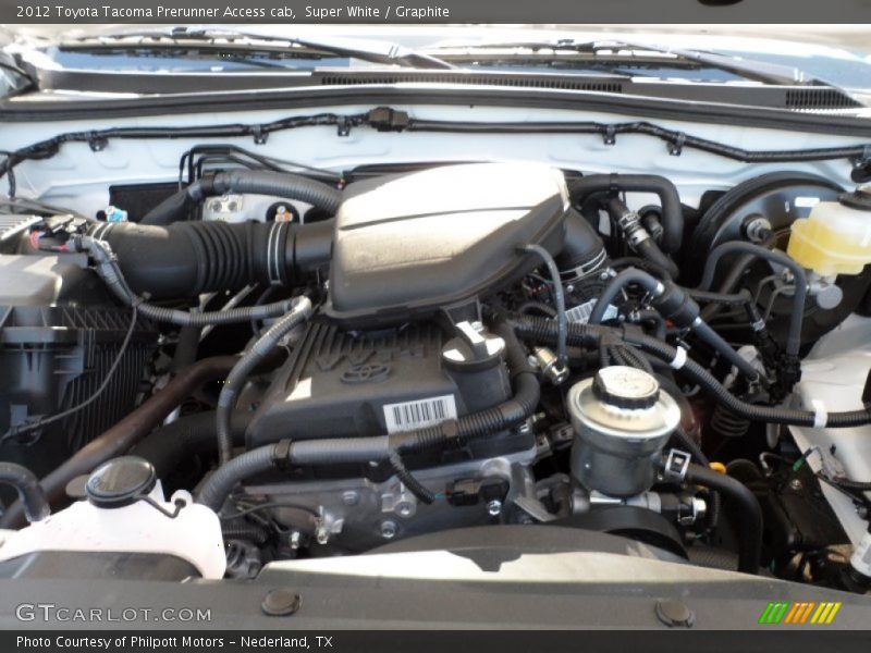 Super White / Graphite 2012 Toyota Tacoma Prerunner Access cab