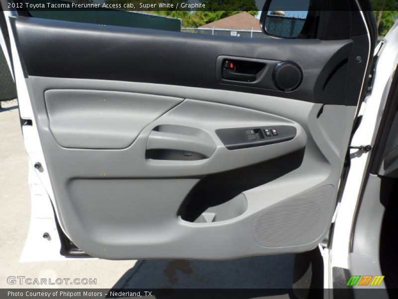 Super White / Graphite 2012 Toyota Tacoma Prerunner Access cab