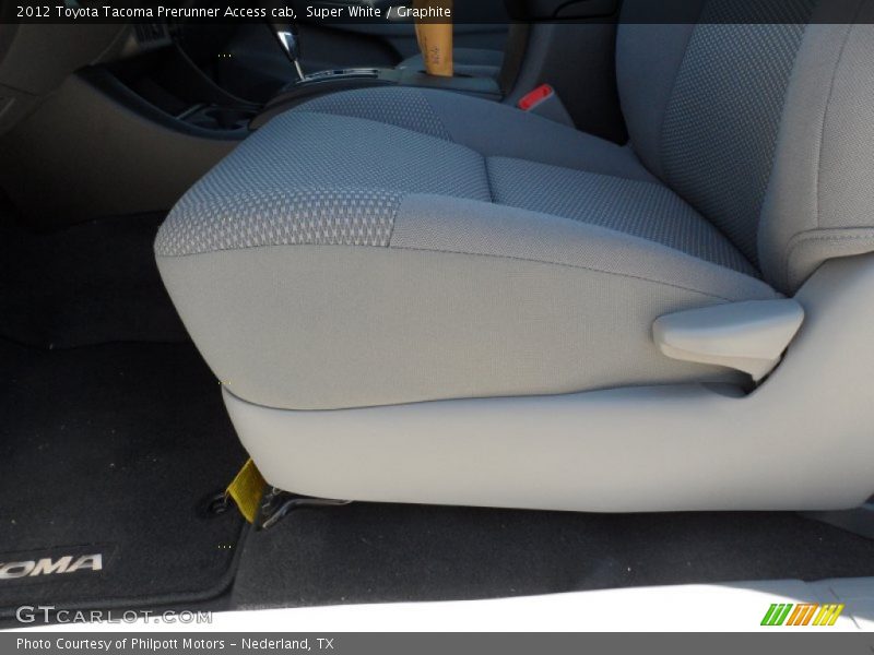 Super White / Graphite 2012 Toyota Tacoma Prerunner Access cab