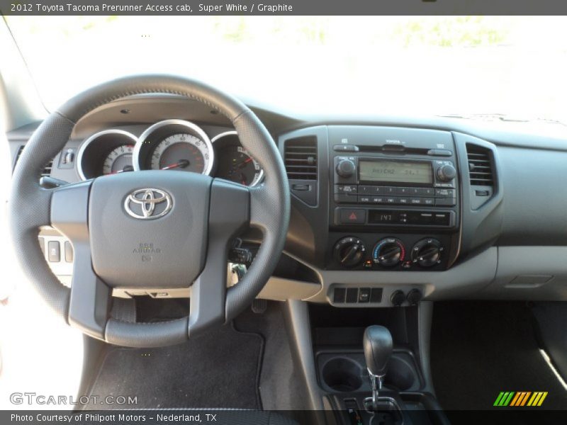 Super White / Graphite 2012 Toyota Tacoma Prerunner Access cab