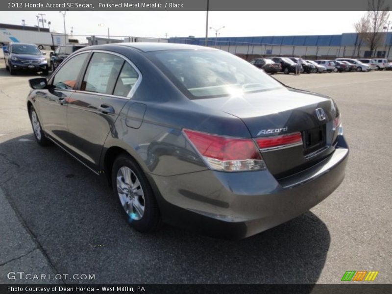 Polished Metal Metallic / Black 2012 Honda Accord SE Sedan