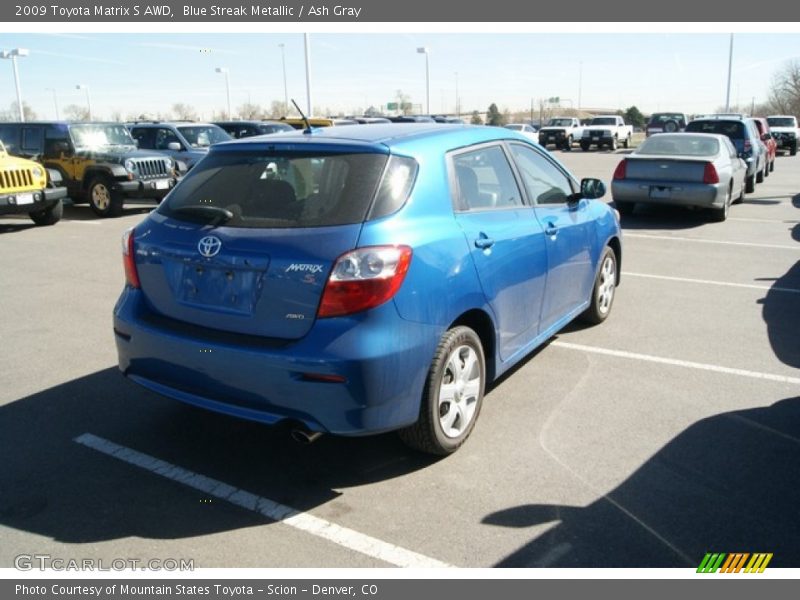 Blue Streak Metallic / Ash Gray 2009 Toyota Matrix S AWD