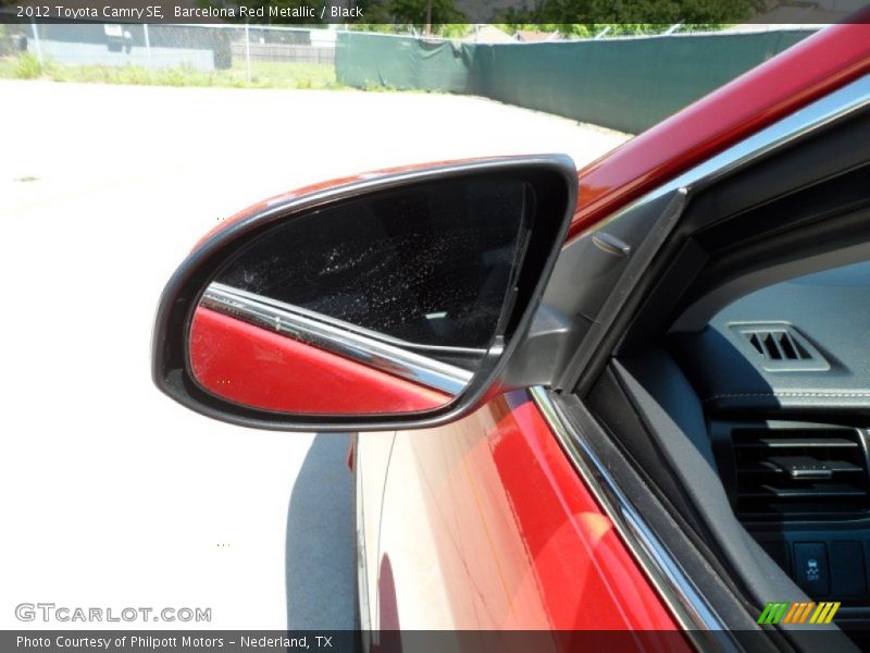 Barcelona Red Metallic / Black 2012 Toyota Camry SE