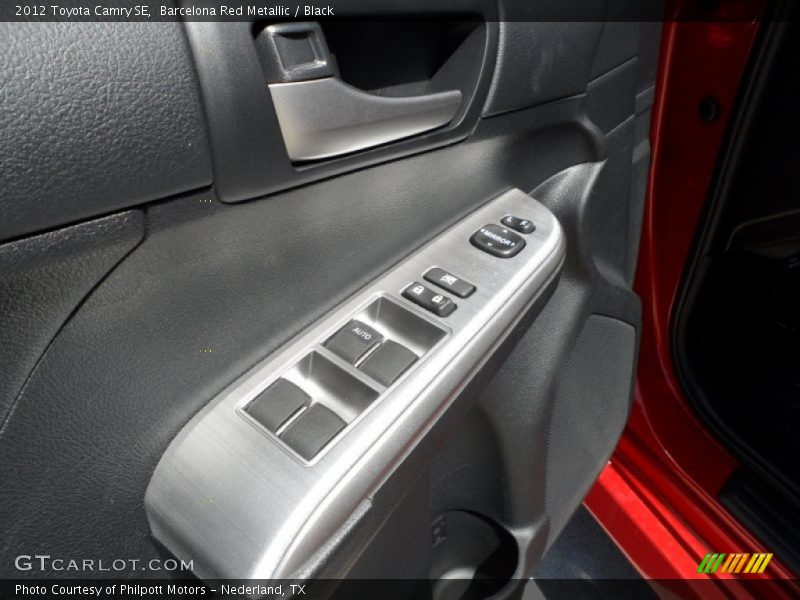 Barcelona Red Metallic / Black 2012 Toyota Camry SE