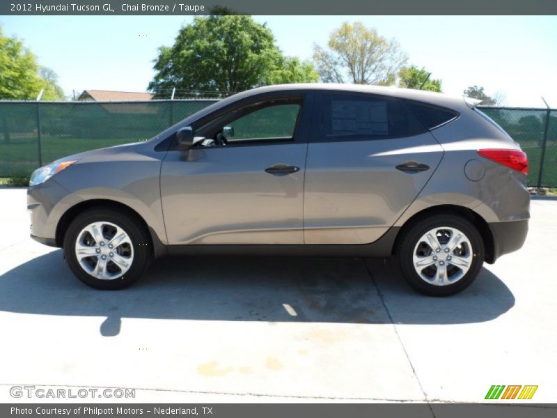 Chai Bronze / Taupe 2012 Hyundai Tucson GL