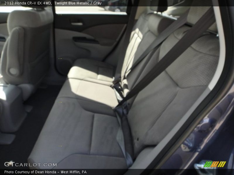 Twilight Blue Metallic / Gray 2012 Honda CR-V EX 4WD