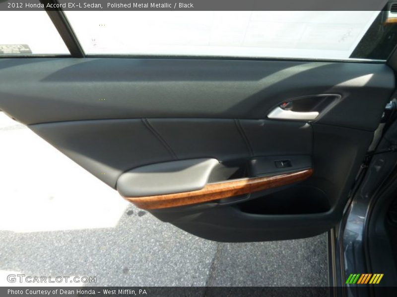 Polished Metal Metallic / Black 2012 Honda Accord EX-L Sedan