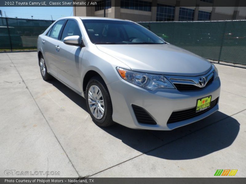 Classic Silver Metallic / Ash 2012 Toyota Camry LE