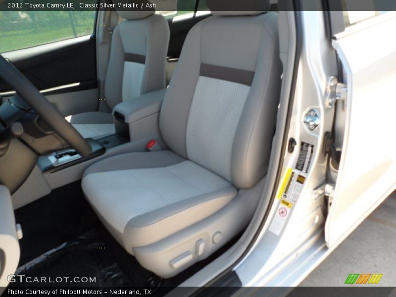 Classic Silver Metallic / Ash 2012 Toyota Camry LE